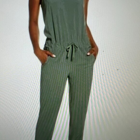 Patagonia Jumpsuit Women's Size M Kale Green - Picture 8 of 8